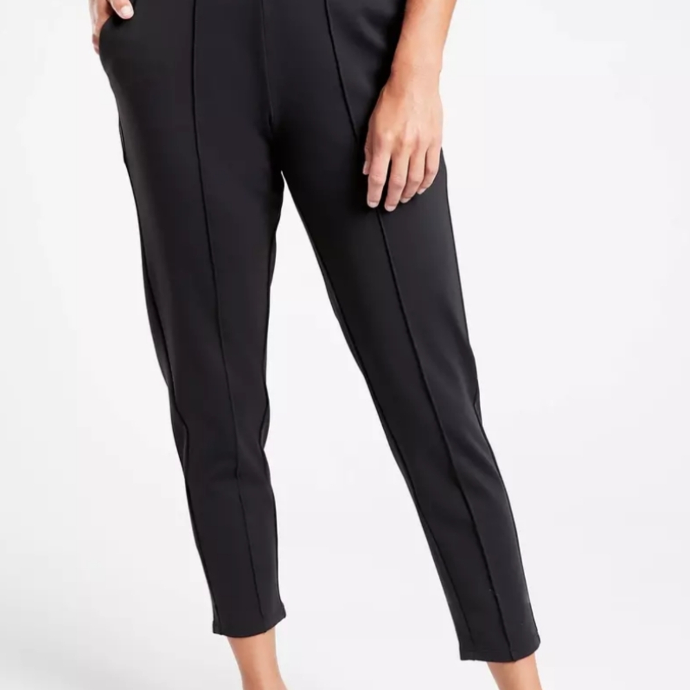 Athleta Navy blue Venice Dress Pants MT Pintuck